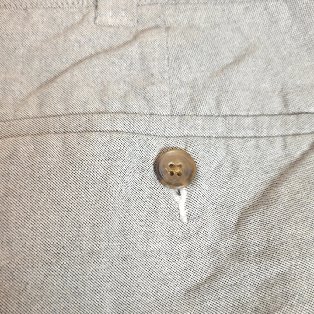 J. Crew Gramercy Gray Flat Front Cotton Shorts Size 30